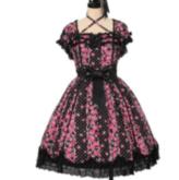 レディローズワンピース＋キャノティエセット Angelic Pretty